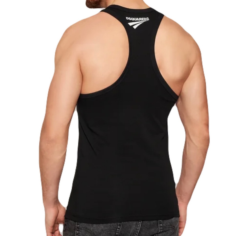 Dsquared2 Tank top Czarny Slim Fit